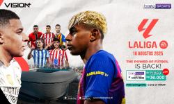 LaLiga 2025/2026 Makin Panas! Nonton Aksi Real Madrid dan Barcelona Tiap Pekan Eksklusif di VISION+!