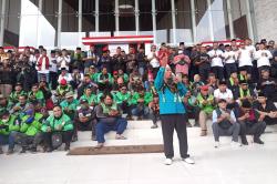 Ratusan Warga Datangi DPRD Tangsel, Tegaskan Komitmen Tak Terprovokasi Anarkisme