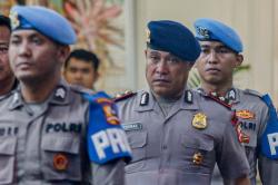 Ekspresi Komandan Brimob Diberhentikan Tidak Hormat Usai Lindas Driver Ojol