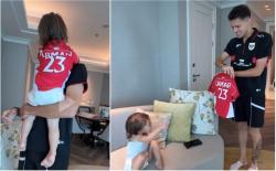 Justin Hubner Beri Anak Jennifer Coppen Jersey Timnas Indonesia, Netizen: Sweet Banget!<