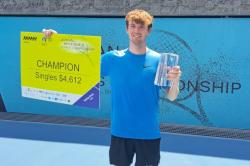 Max Basing Juara Tunggal Putra Men’s World Tennis Championship M-25 di Bali