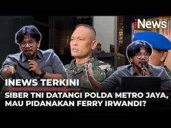 Dansatsiber TNI Datangi Polda Metro Jaya, Mau Pidanakan Ferry Irwandi?