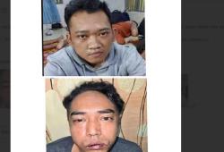Tampang Sadis 2 Pelaku Pembunuhan Sahroni Sekeluarga di Indramayu