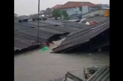 Banjir Bandang di Denpasar Bali, 2 Ruko Ambruk dan 4 Orang Hilang Terseret Arus