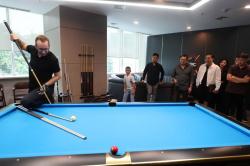 Juara Dunia Biliar Florian Kohler Puji Fasilitas Pro Billiard Center Jakarta