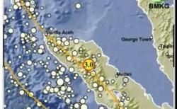 Pusat Gempa Terkini 2 Menit yang Lalu 2 Kali Guncang Gayo Lues, Cek Magnitudonya<