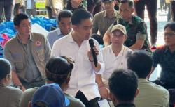 Tinjau Pengungsi Banjir Bali, Gibran Minta Kelompok Rentan Diprioritaskan<