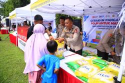 Polri Gelar Gerakan Pangan Murah, Bantu Masyarakat Dapatkan Sembako dengan Harga Terjangkau