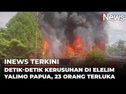 Kerusuhan di Elelim: Sejumlah Rumah dan Kios Dibakar, Polisi Terluka Kena Anak Panah