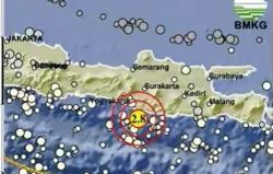 Pusat Gempa Hari Ini Magnitudo 2,8 Guncang Gunungkidul