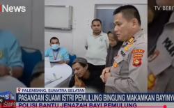 Miris! Jenazah Bayi Pasutri Pemulung di Palembang Nyaris Telantar, Polisi Gercep<
