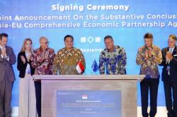 IEU-CEPA Resmi Diteken, 98 Persen Tarif Perdagangan RI-Uni Eropa Dihapus