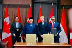 RI-Kanada Resmi Teken Kerja Sama Pertahanan hingga Perdagangan