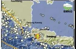 Pusat Gempa Hari Ini 2 Menit yang Lalu Guncang Sukabumi, Cek Magnitudonya!<