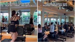 Agak Lain! Heboh Kombinasi Olahraga Padel dan Pilates, Netizen Pro-Kontra