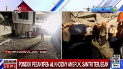 Kesaksian Santri Selamat dari Ambruknya Musala Ponpes Al Khoziny Sidoarjo