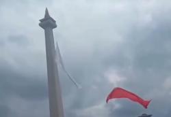 Bendera Merah Putih Robek saat Gladi HUT ke-80 TNI, Kapuspen: Hal Biasa