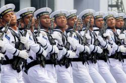 Gagahnya Prajurit TNI saat Parade Defile