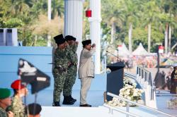 HUT ke-80 TNI, Prabowo: TNI Anak Kandung Rakyat Indonesia, Harus Siap Berkorban!