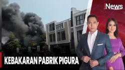 Kebakaran Hebat Pabrik Figura di Cibinong, Kerugian Miliaran Rupiah<