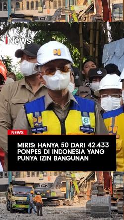 Miris! Hanya 50 dari 42.433 Ponpes di Indonesia yang Punya Izin Bangunan
