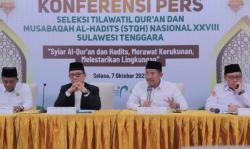 1.027 Peserta Ikuti STQH ke-28 di Kendari, Kemenag: Ikhtiar Cetak Generasi Qurani Moderat