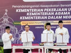 Menko PM, Menag, hingga Menteri PU Teken Kerja Sama Pembangunan Ponpes: Ini Sesuai Arahan Presiden Prabowo<