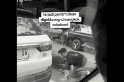 Viral! Pembacokan di Siang Bolong Gegerkan Sukabumi, Korban Luka Berdarah di Punggung