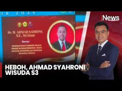 Heboh! Ahmad Sahroni Wisuda S3: Namanya Dipanggil, Wisudawan Riuh