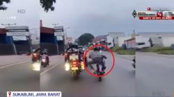 Viral! Pemotor Ugal-ugalan di Sukabumi Ditangkap Polisi