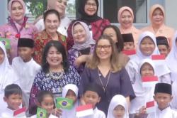 Ibu Negara Brasil Janja da Silva Tinjau Program MBG di Jaktim