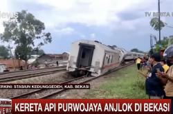 Jalur Kereta Bekasi Sudah Normal, KA Argo Parahyangan Pertama Melintas<