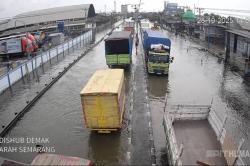 Update Banjir Semarang Jalur Pantura Kaligawe Hari Ini, Ketinggian Air 50-70 Cm