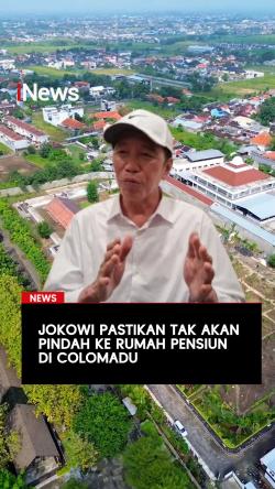 Jokowi Pastikan Tak Akan Pindah ke Rumah Pensiun di Colomadu