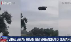 Viral Gumpalan Awan Hitam di Subang, Begini Kesaksian Warga<