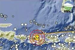 Gempa Hari Ini Magnitudo 3,6 Guncang Pulau Panjang Sumbawa NTB<