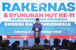 Hadiri Rakernas Partai Perindo, Menag Ingatkan Keihklasan dan Ketulusan Pengabdian Jadi Kunci 