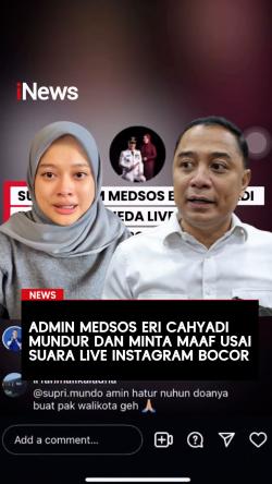 Admin Medsos Eri Cahyadi Mundur dan Minta Maaf usai Suara Live Instagram Bocor