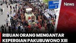 Ribuan Warga Iringi Kepergian Pakubuwono XIII ke Peristirahatan Terakhir