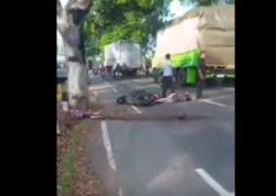 Kecelakaan Maut Motor Tabrak Pohon di Pasuruan, Ibu Tewas Anak Kritis