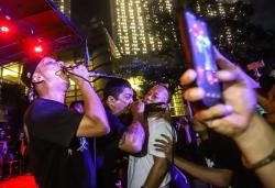 Grup Musik Cadas Hell Army Tampil Garang di Panggung Kongkow Bareng Jaga Jakarta
