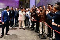 Momen Diaspora RI Sambut Prabowo di Australia dengan Nyanyian Indonesia Raya