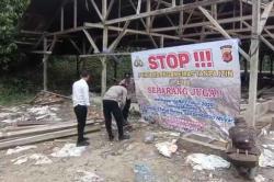 Tambang Emas Ilegal di Karangjaya Tasikmalaya Ditutup, Dipasang Garis Polisi<