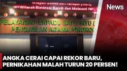 Miris! Angka Pernikahan di Indonesia Anjlok, Kasus Cerai Malah Meningkat