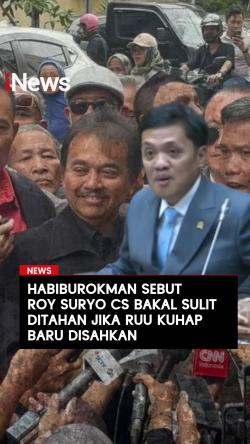 Habiburokhman Sebut Roy Suryo CS Bakal Sulit Ditahan Jika RUU KUHAP Baru Disahkan