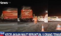 Kecelakaan Maut 3 Kendaraan di Tol Cipali Purwakarta, 5 Tewas 44 Luka Berat<