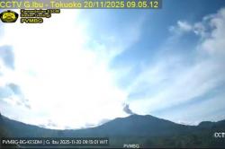Gunung Ibu Meletus Hari Ini, Kolom Abu Capai 300 Meter ke Langit Halmahera Barat<