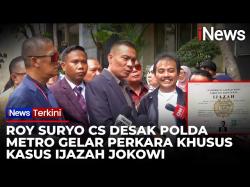 Roy Suryo Cs Desak Polda Metro Jaya Gelar Perkara Khusus Kasus Ijazah Jokowi: Biar Terang Benderang