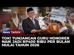 Menteri Mu'ti: Mulai 2026, Tunjangan Guru Honorer Naik Jadi Rp400 Ribu