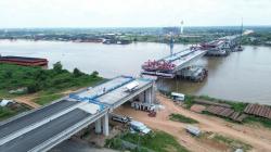 Progres Pembangunan Tol Palembang-Betung Seksi 1 dan 2 Capai 85,74 Persen, Lintasi Sungai Musi